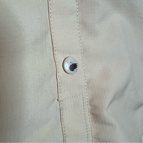 Duluth Trading Mens Yellow Snap Button Vented Long Sleeve Shirt Size XL - Picture 2 of 5